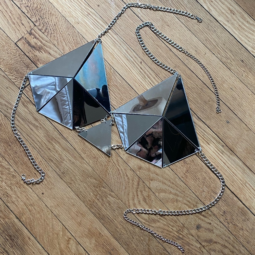 ❤️Disco Ball Mirror Bra Top ⚡️ - Picture 2 of 10